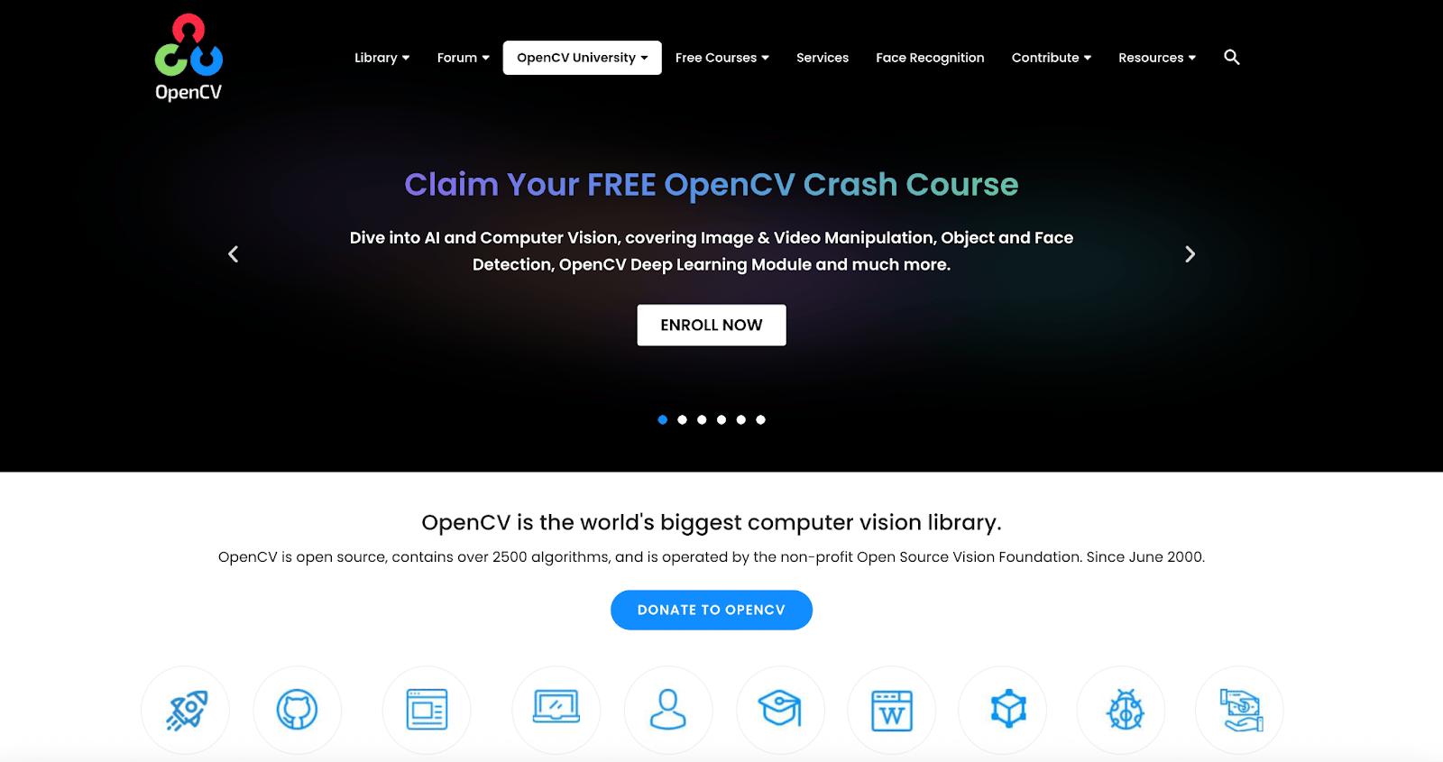 OpenCV website