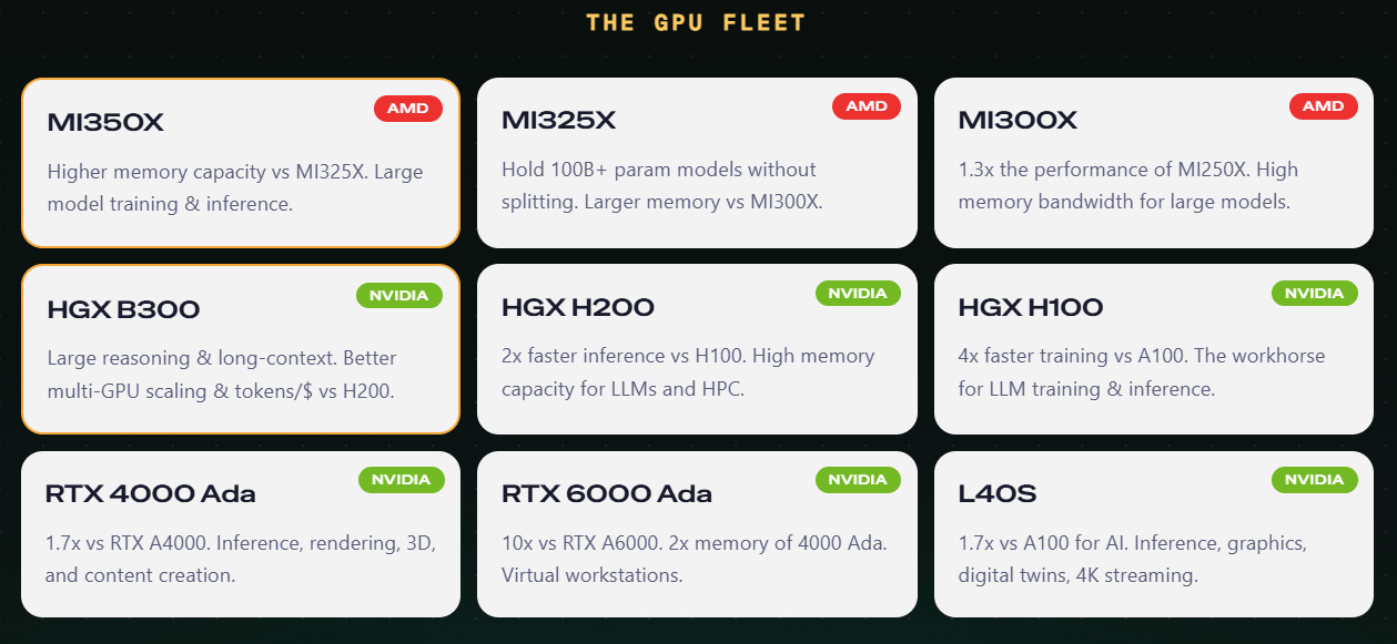 GPU fleet image
